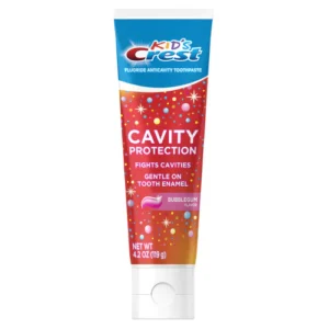 Crest Kid’s Toothpaste Sparkle Fun Bubblegum Gel – 4.2oz/6pk